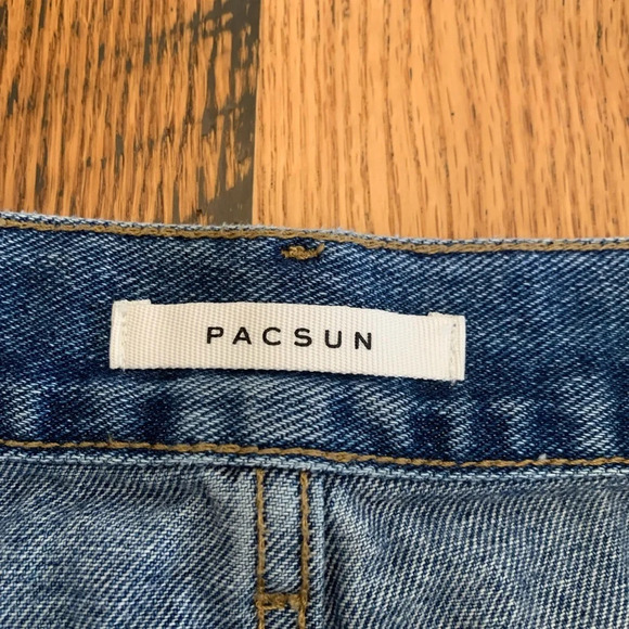 Pacsun denim shorts, jean, cutoffs, high rise boy shorts - Picture 7 of 7